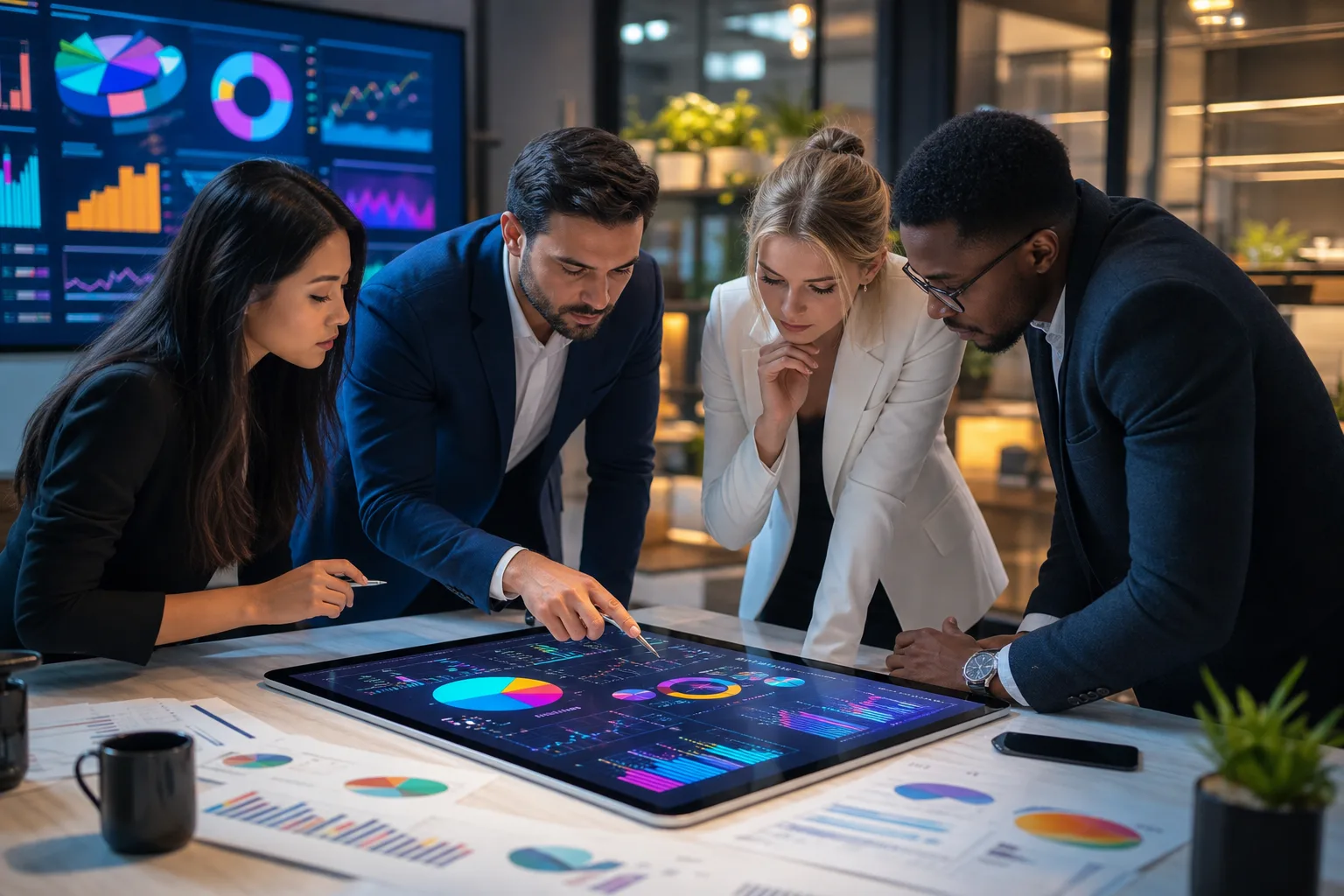 Feuille de route marketing B2B avec calendrier annuel et stratégies