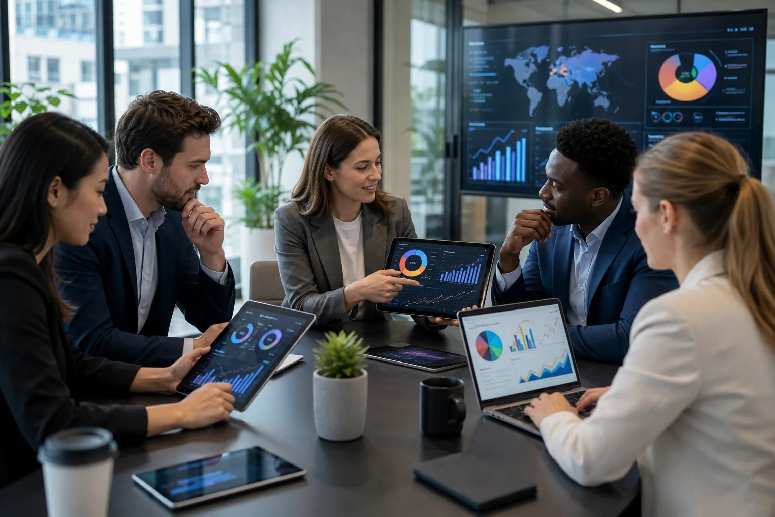 Stratégie marketing B2B avec priorisation des actions limitées
