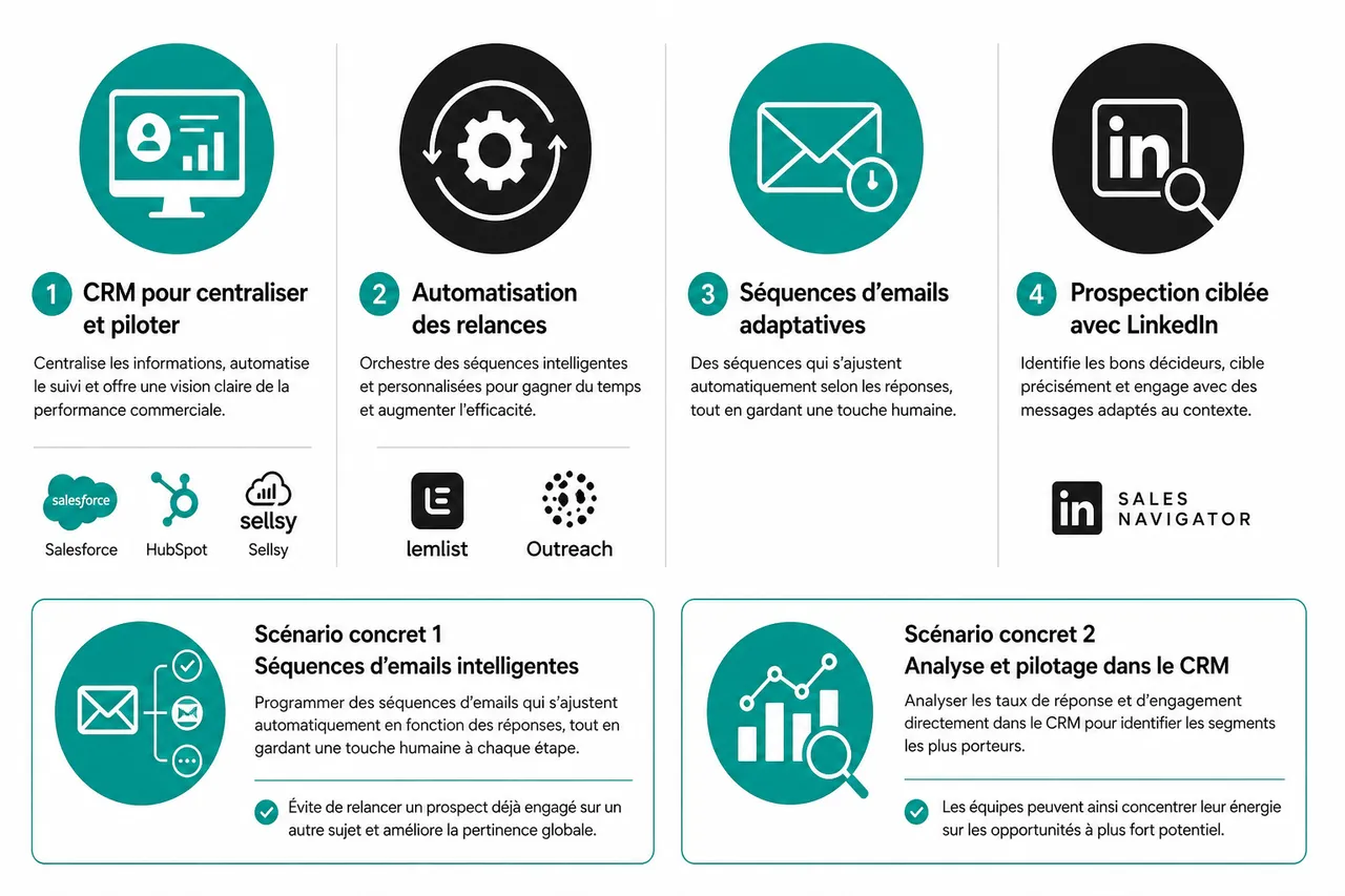 Comment prospecter un client sans être intrusif ni perdre du temps? , Outils digitaux et ressources pour optimiser la prospection en 2026
