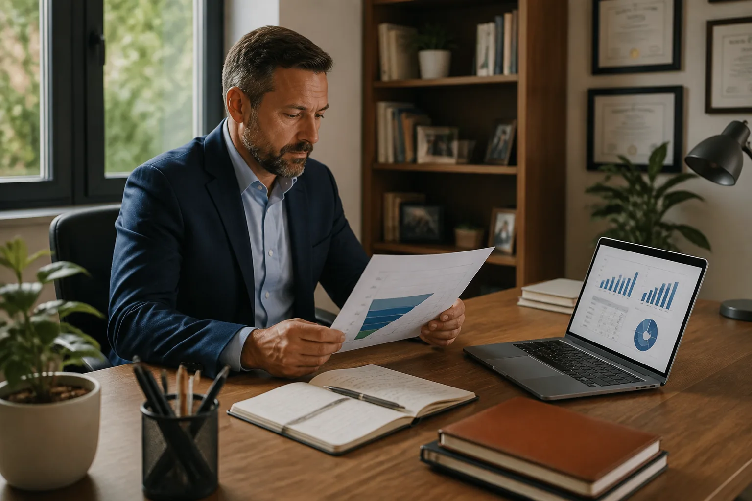 Équipe commerciale B2B à distance en réunion productive et motivée