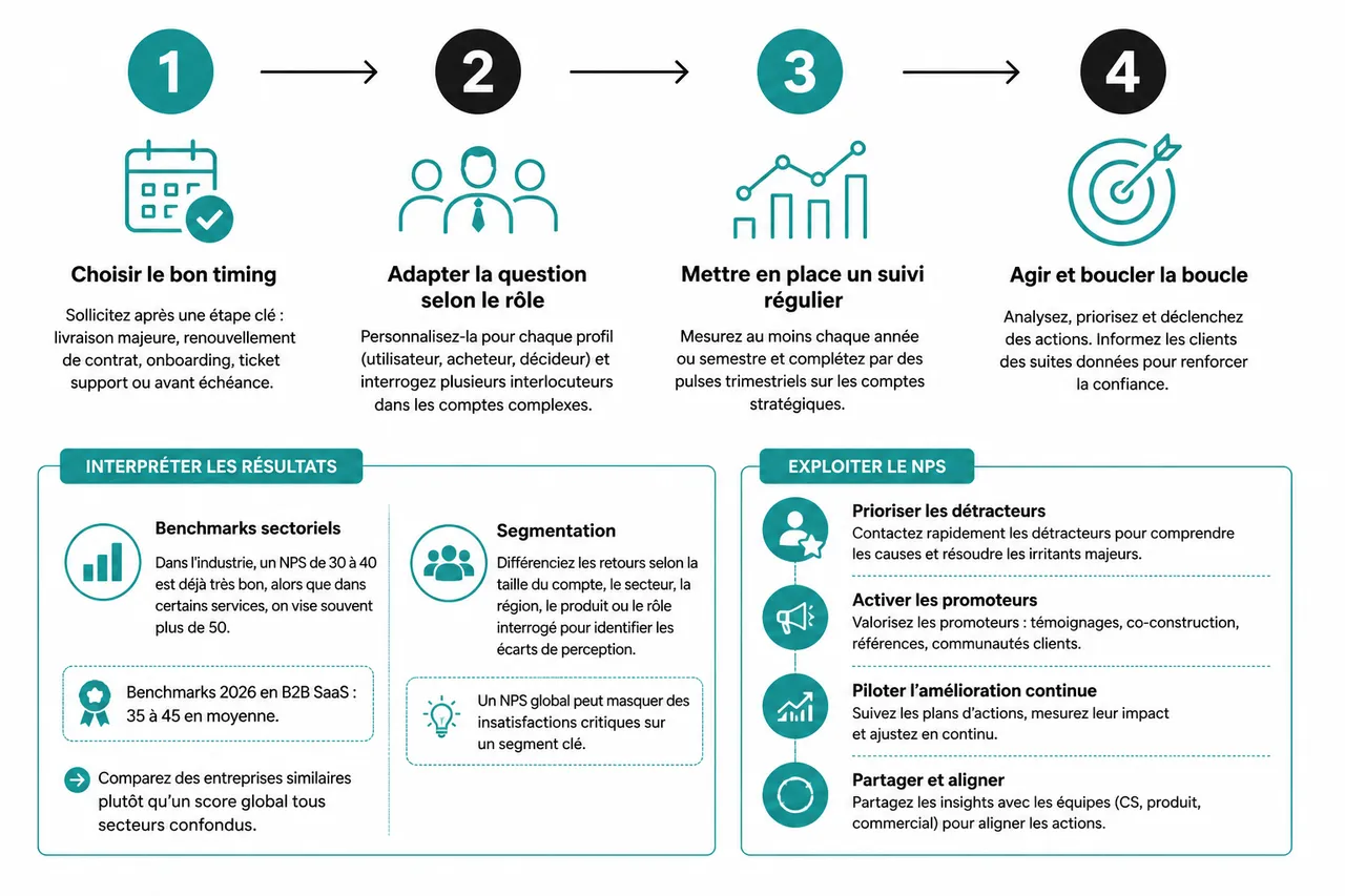 Ce que le Net Promoter Score dit vraiment sur la relation client en B2B , Comment mesurer, interpréter et exploiter le NPS en B2B