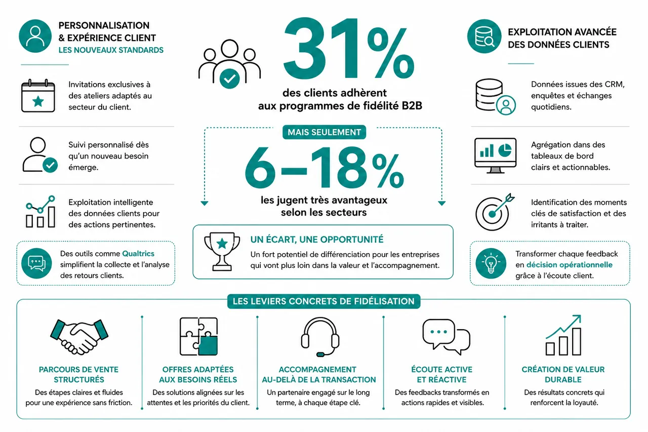 Fidélisation client B2B: stratégies pour renforcer la valeur perçue et la loyauté , Stratégies concrètes pour renforcer la fidélisation client B2B