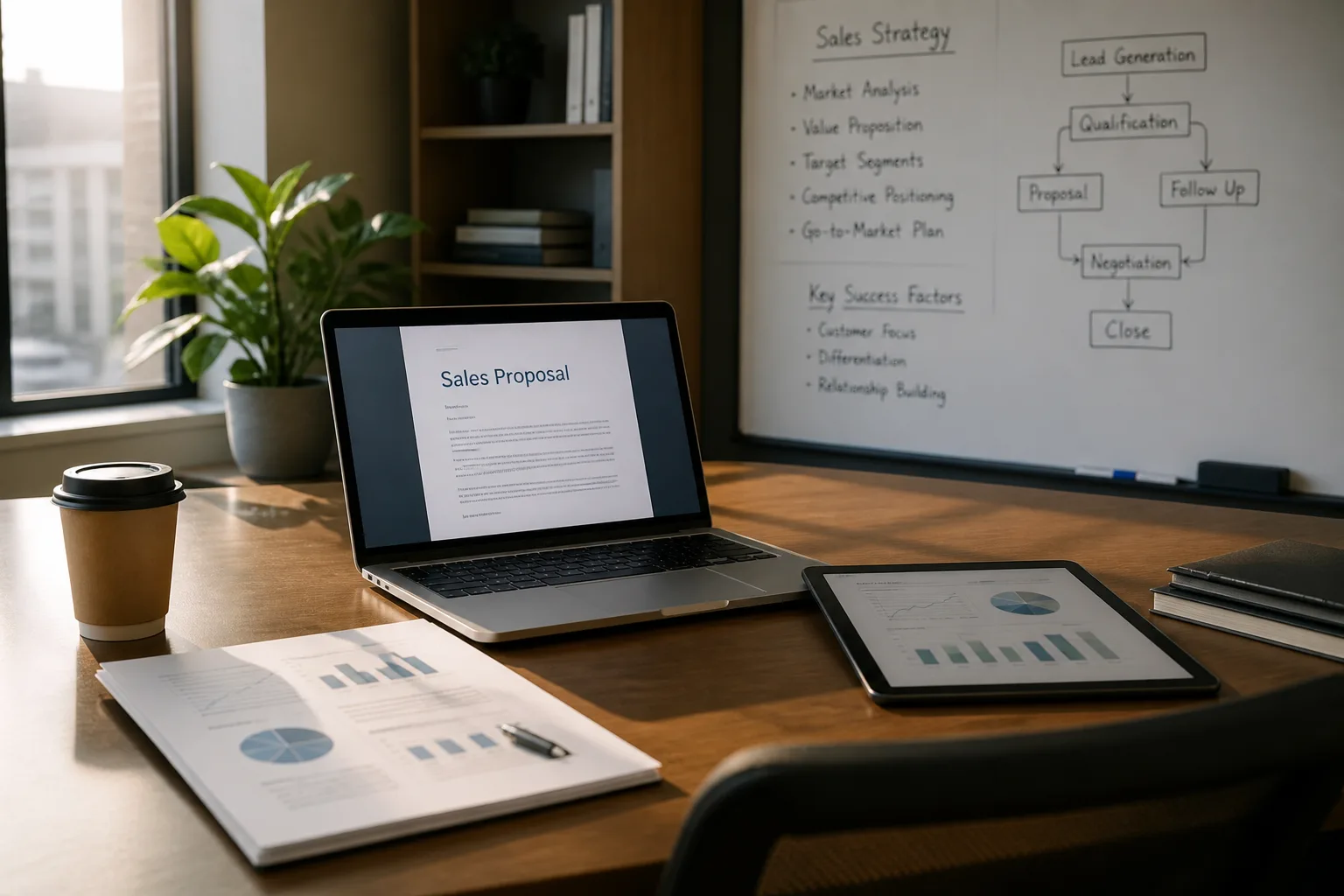 Proposition commerciale B2B avec éléments clés et négociation